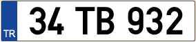Truck License Plate